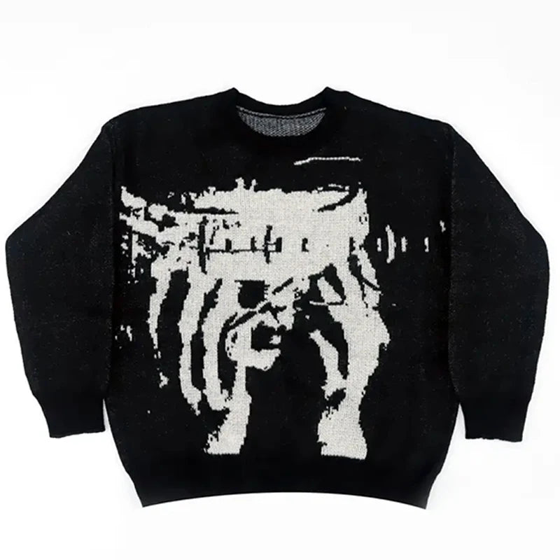 BLINDED KNIT SWEATER