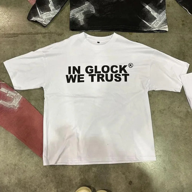 NOSTYLST* IN GLOCK WE TRUST T-SHIRT