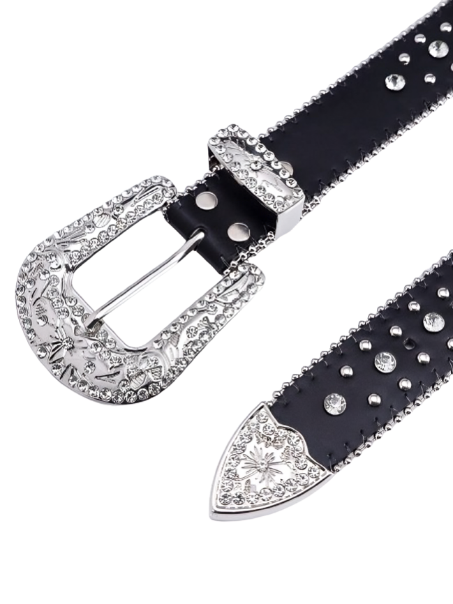 NOSTYLST DIAMOND BELT BLACK