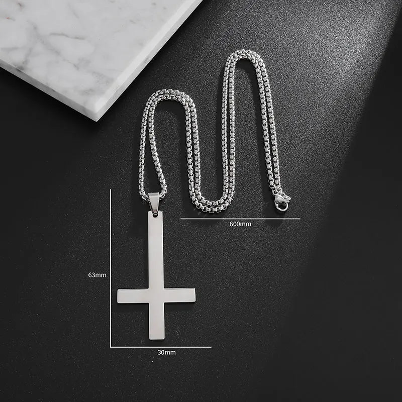 NOSTYLST INVERTED CROSS NECKLACE