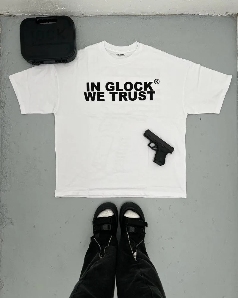 IN GLOCK WE TRUST T-SHIRTS