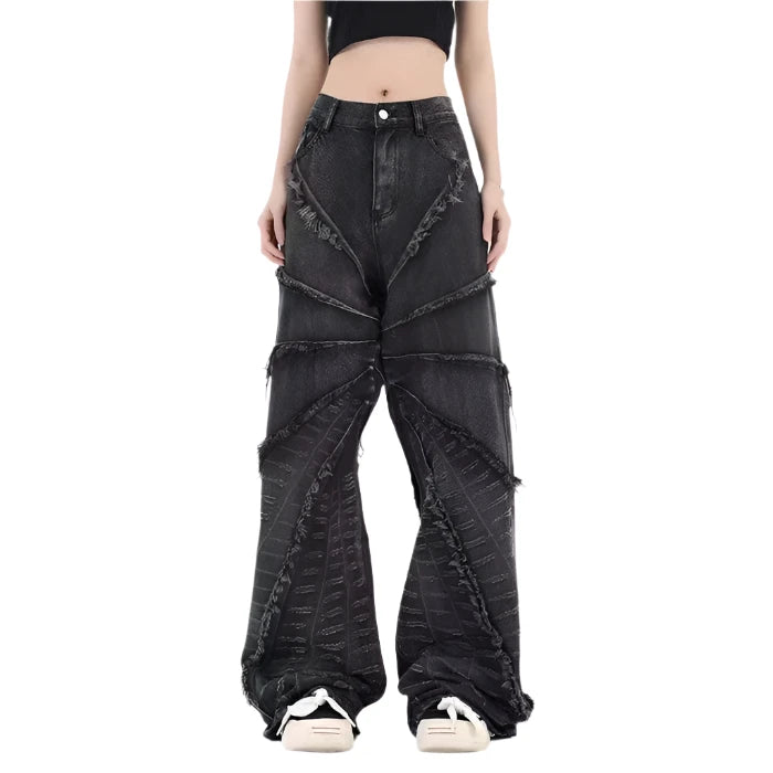 NOSTYLST SPIDER WEB JEANS