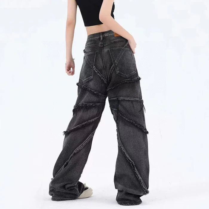 NOSTYLST SPIDER WEB JEANS